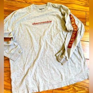 Vintage Abercrombie & Fitch Gray Ski Long Sleeve Tee